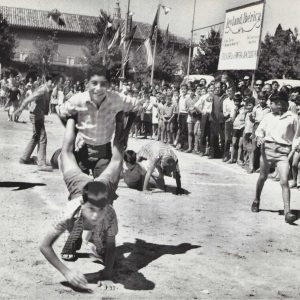 Juegos infantiles en las Fiestas de San Fernando en Aranjuez