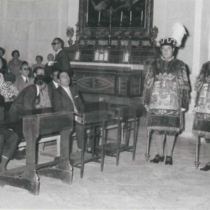 Autoridades en la capilla del Palacio Real de Aranjuez en la celebración del Día de la Provincia