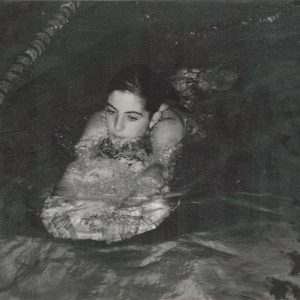 Maribel Talavera entrenando en la piscina en Aranjuez