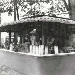 Puesto de venta de espárragos en Aranjuez