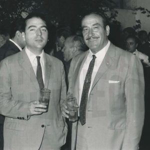 El Alcalde de Aranjuez, Manuel García Moreno, junto al Juez de 1ª instancia durante una entrega de premios