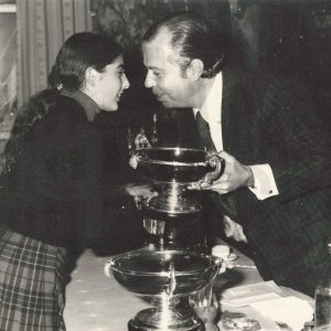 Entrega de premios a la mejor deportista femenina del año 1973 en Aranjuez