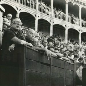 Equipo médico de la Plaza de Toros de Aranjuez en el burladero