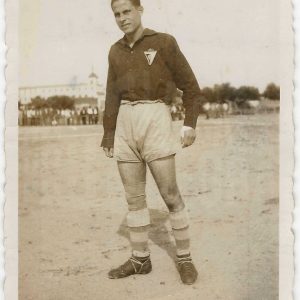 Antonio Talavera con uniforme del Aranjuez C.F.