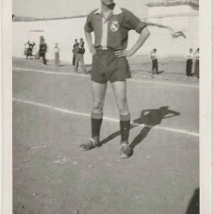 Antonio Talavera en el Campo de Fútbol de Mota del Cuervo