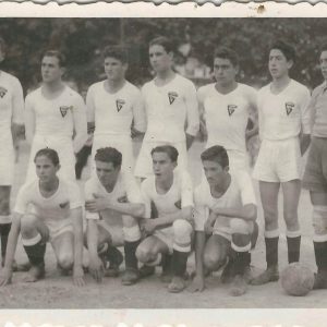 Equipo de Gálvez en el Campo de Fútbol de las Cuerdas en la Plaza de Parejas de Aranjuez