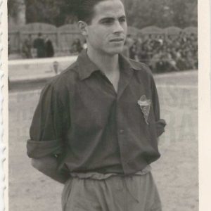 Antonio Talavera en el Campo de Fútbol de las Tablas en la Plaza de Parejas de Aranjuez
