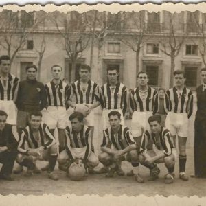 Equipo de la Cintera en el Campo de Fútbol de las Cuerdas en la Plaza de Parejas de Aranjuez