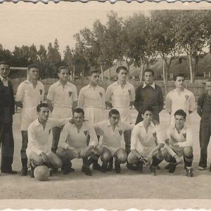 Equipo de Gálvez en el Campo de Fútbol de las Tablas en la Plaza de Parejas de Aranjuez