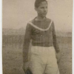 Antonio Talavera vestido de portero