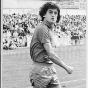 Mancheño celebrando un gol