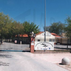 Entrada al Club de Piragüismo (Piragüera) en Aranjuez