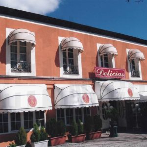 Fachada del Restaurante Hotel Delicias en Aranjuez