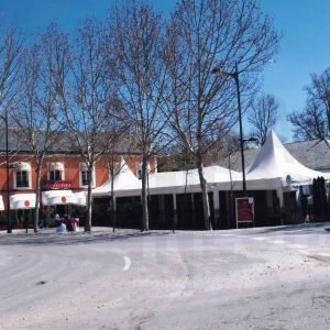 Fachada del Restaurante Hotel Delicias en Aranjuez