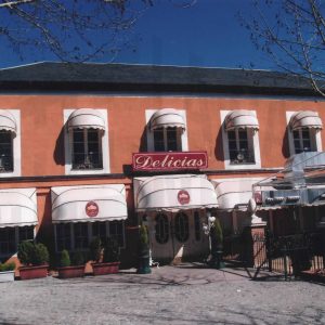 Fachada del Restaurante Hotel Delicias en Aranjuez