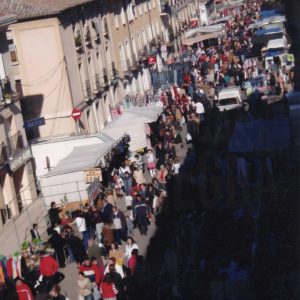 Plano aéreo del Rastro de Aranjuez