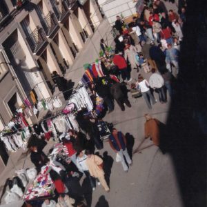 Plano aéreo del Rastro de Aranjuez