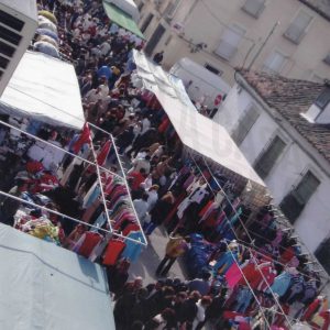 Plano aéreo del Rastro de Aranjuez