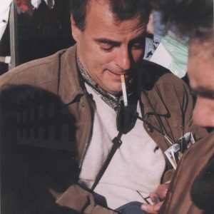 Vendedor de lotería de la ONCE en el Rastro de Aranjuez