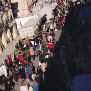 Plano aéreo del Rastro de Aranjuez