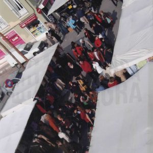 Plano aéreo del Rastro de Aranjuez