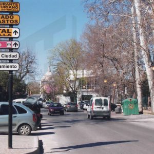 Tramo inicial Calle de la Reina en Aranjuez