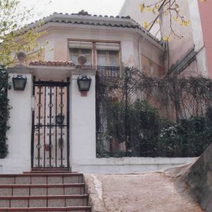 Torreón octogonal del Palacio de Osuna en la Calle de la Reina en Aranjuez