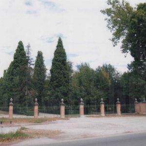 Puerta de la Plaza Redonda del Jardín del Príncipe de Aranjuez