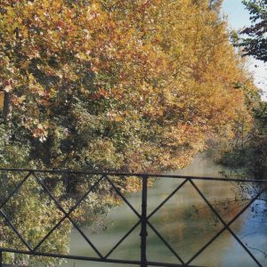 Puente sobre la Ría en el Jardín de la Isla de Aranjuez