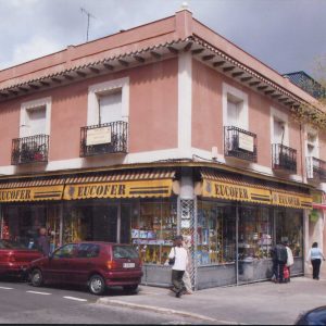 Edificio en la esquina de la Calle Gobernador con la Carrera de Andalucía en Aranjuez
