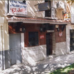 Mesón Las Murallas, sede de la Peña taurina «El Juli», en Aranjuez