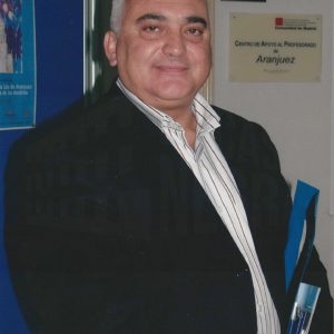 Retrato de Antonio Gómez Torres, profesor y director del Centro de Apoyo al Profesorado de Aranjuez