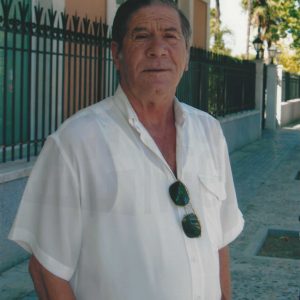 Retrato de Antonio Martínez Martínez «Agüilla», exjugador del Aranjuez C.F. y jardinero del Ayuntamiento de Aranjuez