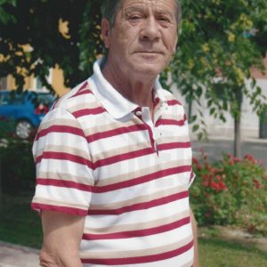 Retrato de Antonio Martínez Martínez «Agüilla», exjugador del Aranjuez C.F. y jardinero del Ayuntamiento de Aranjuez