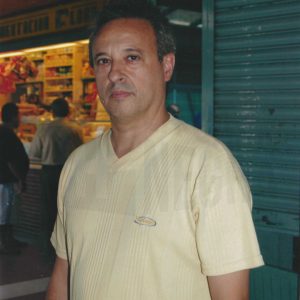 Retrato de Óscar Flores García de la Navarra, locutor de la Cadena SER de Aranjuez