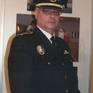Retrato de Leonardo Román Lafuente Valentín, Oficial Jefe de la Policía Local de Aranjuez