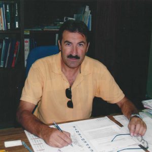 Retrato de Juan Asensio Domínguez, Director Técnico del Polideportivo de Aranjuez