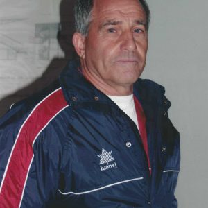 Retrato de Juan Pradillo «Chausqui», entrenador del Aranjuez C.F.