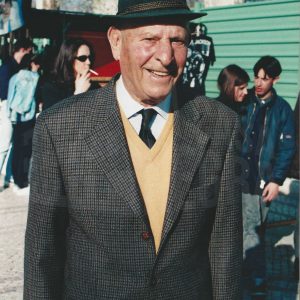Retrato de Ángel García Dávila «Nin»  exjugador de fútbol y primer entrenador del Aranjuez C.F.