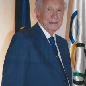 Retrato de Juan Antonio Samaranch, Presidente de honor del Comité Olímpico Internacional