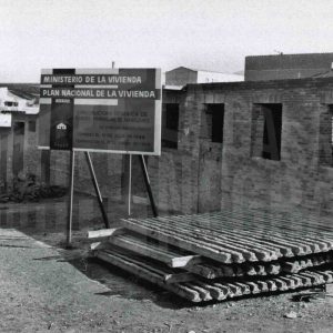 Construcción de las viviendas del Barrio de Cáritas en Aranjuez