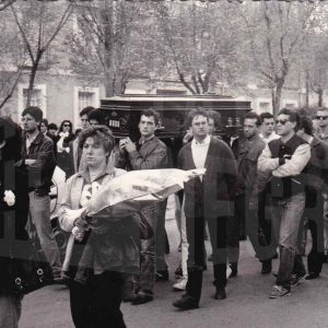 Sepelio en Aranjuez por ex-alumnos del Colegio Apóstol Santiago fallecidos por accidente de tráfico en Reinosa.