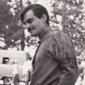 Omar Sharif durante el rodaje de Doctor Zhivago en Aranjuez