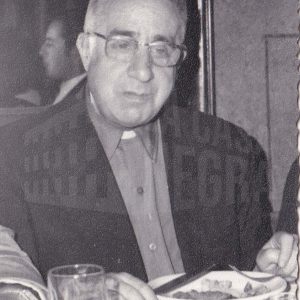 Retrato del P. Félix Verdasco, cura párroco en la iglesia de Alpajés de Aranjuez entre 1940 y 1948