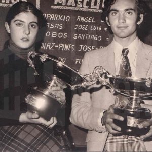 Mejores Deportistas del año 1973 en Aranjuez  Maribel Talavera Gálvez y Antonio Gómez Torres
