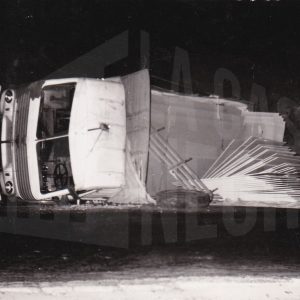 Vehículo accidentado: camión Pegaso volcado M-218356