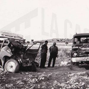 Vehículos accidentados: Land Rover TO-13999 y camión