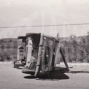 Vehículo accidentado en Aranjuez: coche Renault