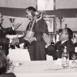 Entrega de trofeos ante el Alcalde de Aranjuez, Manuel García Moreno
