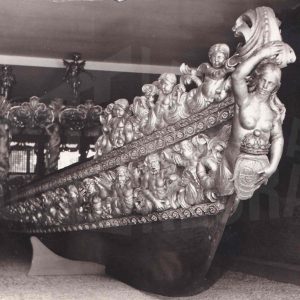 Góndola Napolitana de Carlos II en el Museo de Falúas Reales de Aranjuez